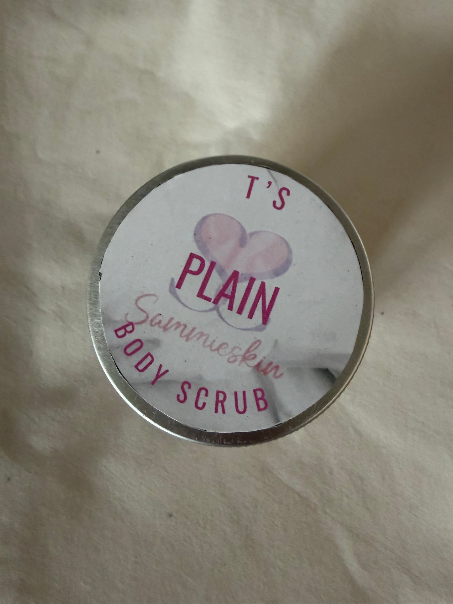 T’s Unscented 4oz Body Scrub