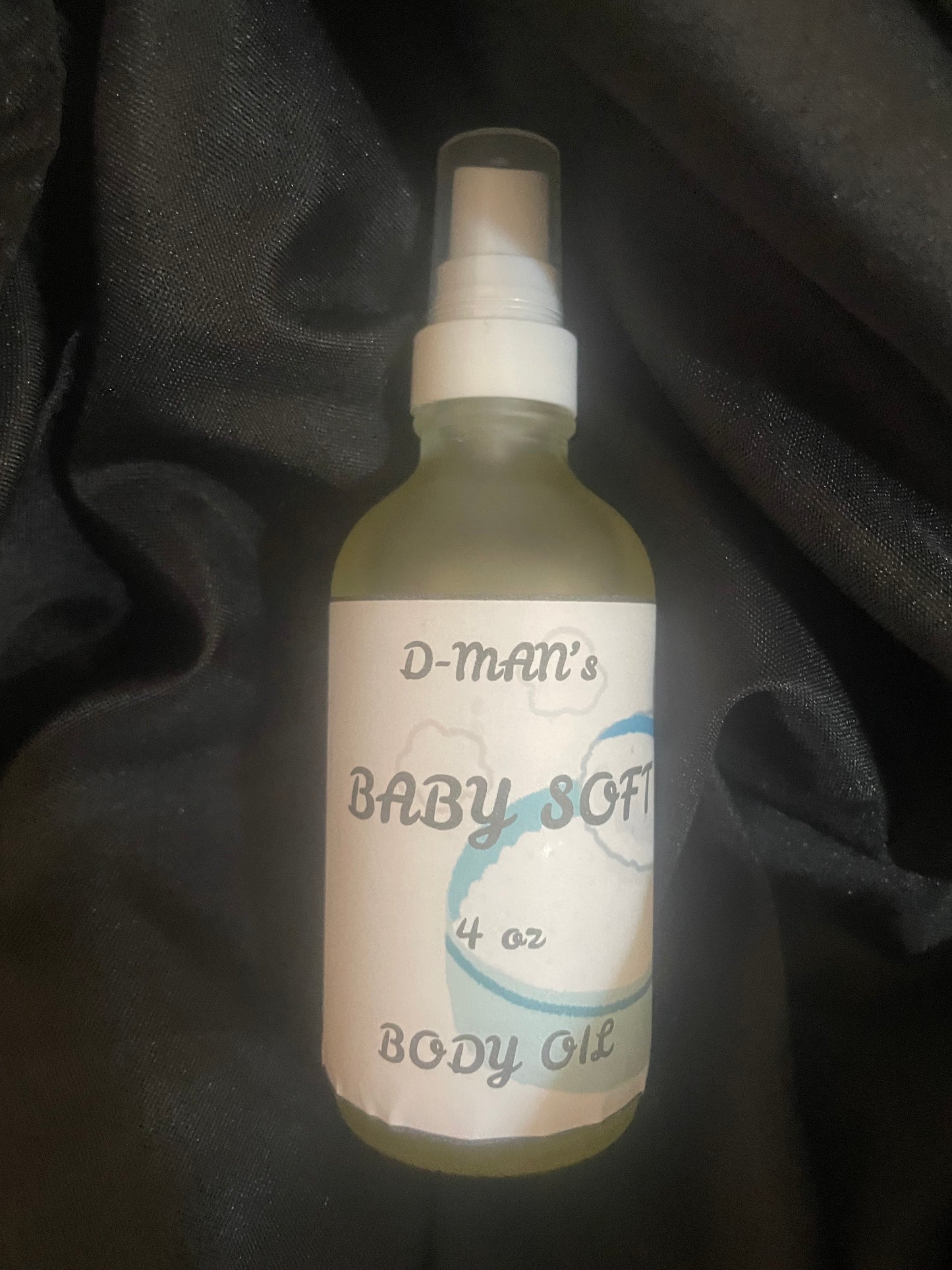FAB & FRESH: D-MANs 4oz BODY OIL