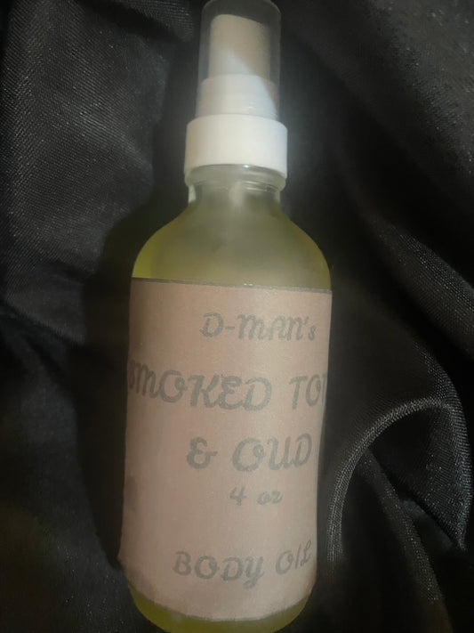 FAB & FRESH: D-MANs 4oz BODY OIL