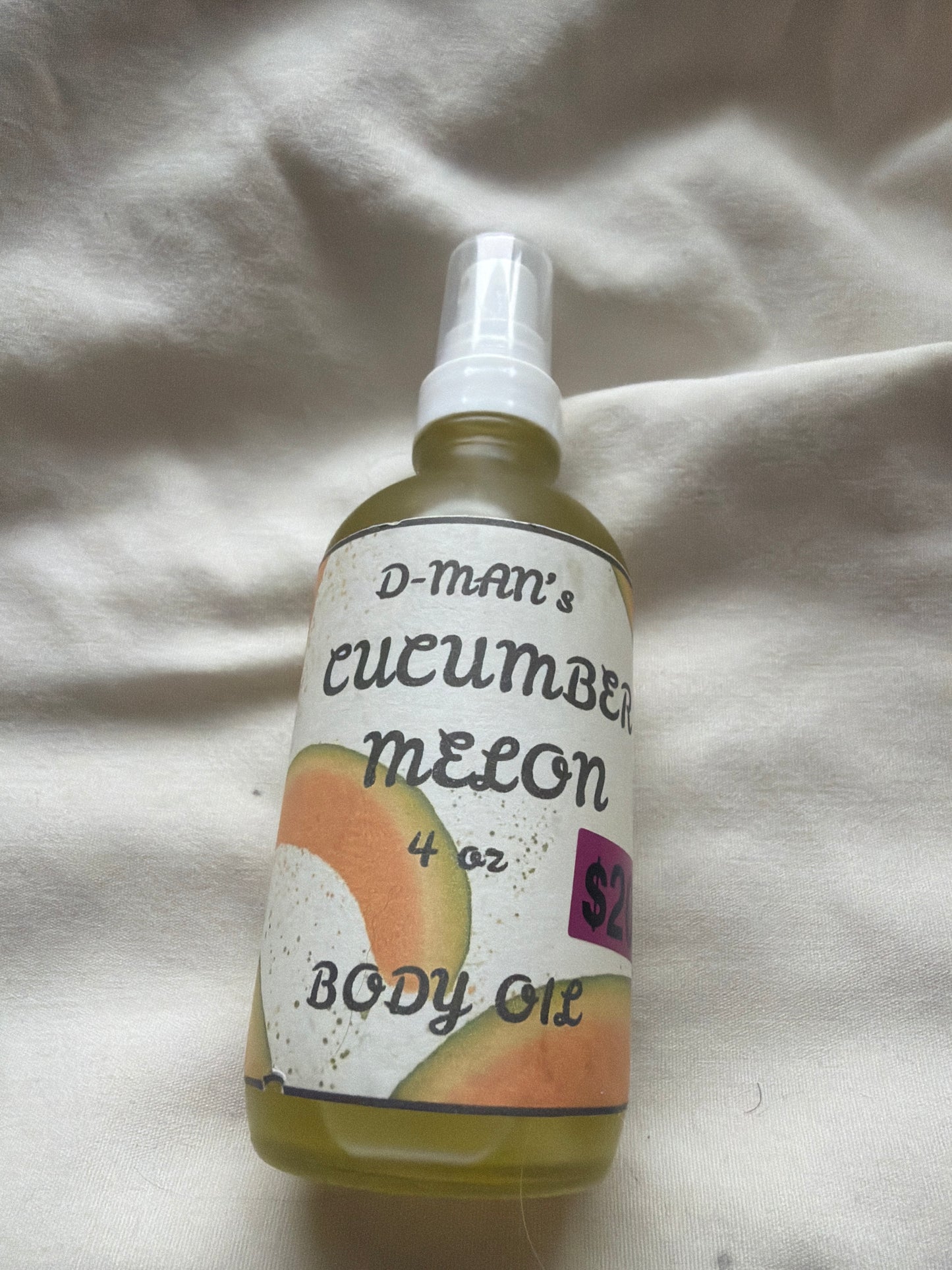 FAB & FRESH: D-MANs 4oz BODY OIL