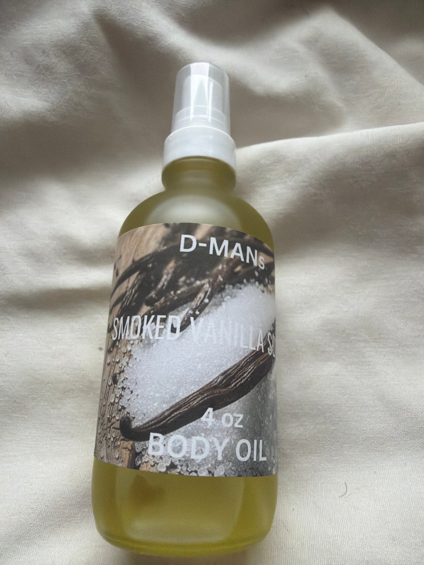 FAB & FRESH: D-MANs 4oz BODY OIL