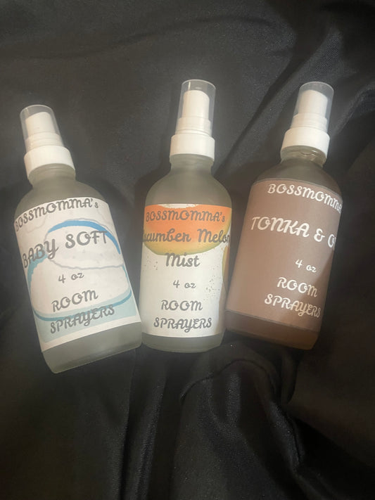 FAB & FRESH: BOSSMOMMAs 4oz ROOM SPRAY