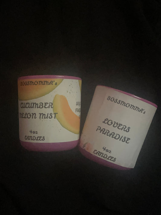 FAB & FRESH: BOSSMOMMAs 4oz CANDLES